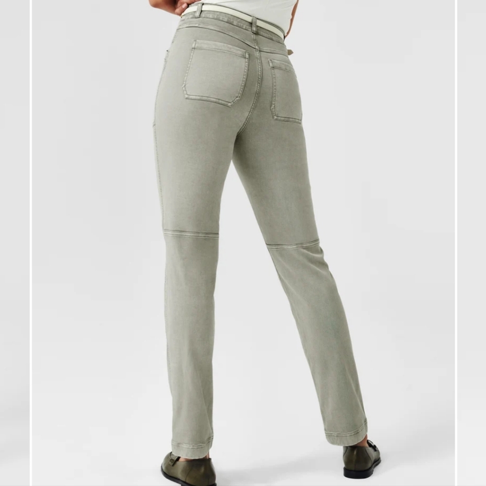 Spanx Stretch Twill Straight Leg Pant xs petite NWT - Picture 5 of 15
